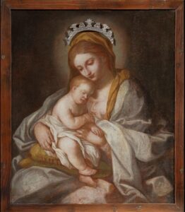 Il quadro 'Madonna con Bambino dormiente'