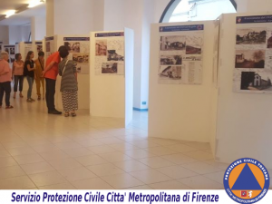 Una mostra della Protezione civile