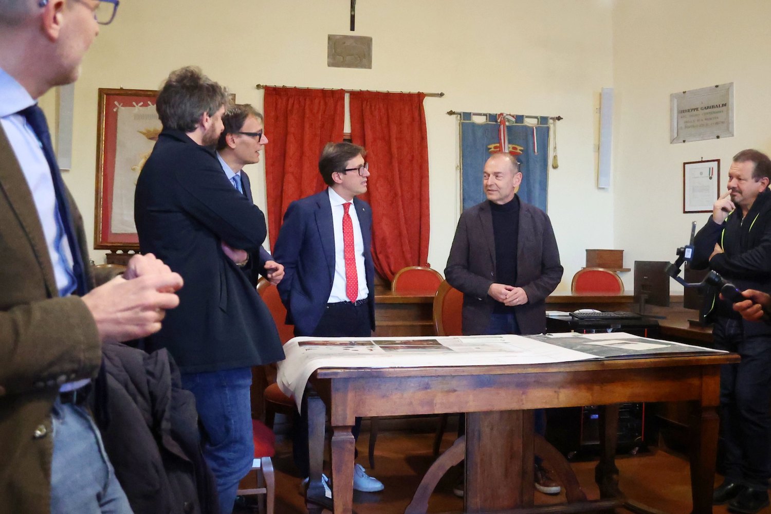 Nardella incontra il sindaco di Greve, Sottani