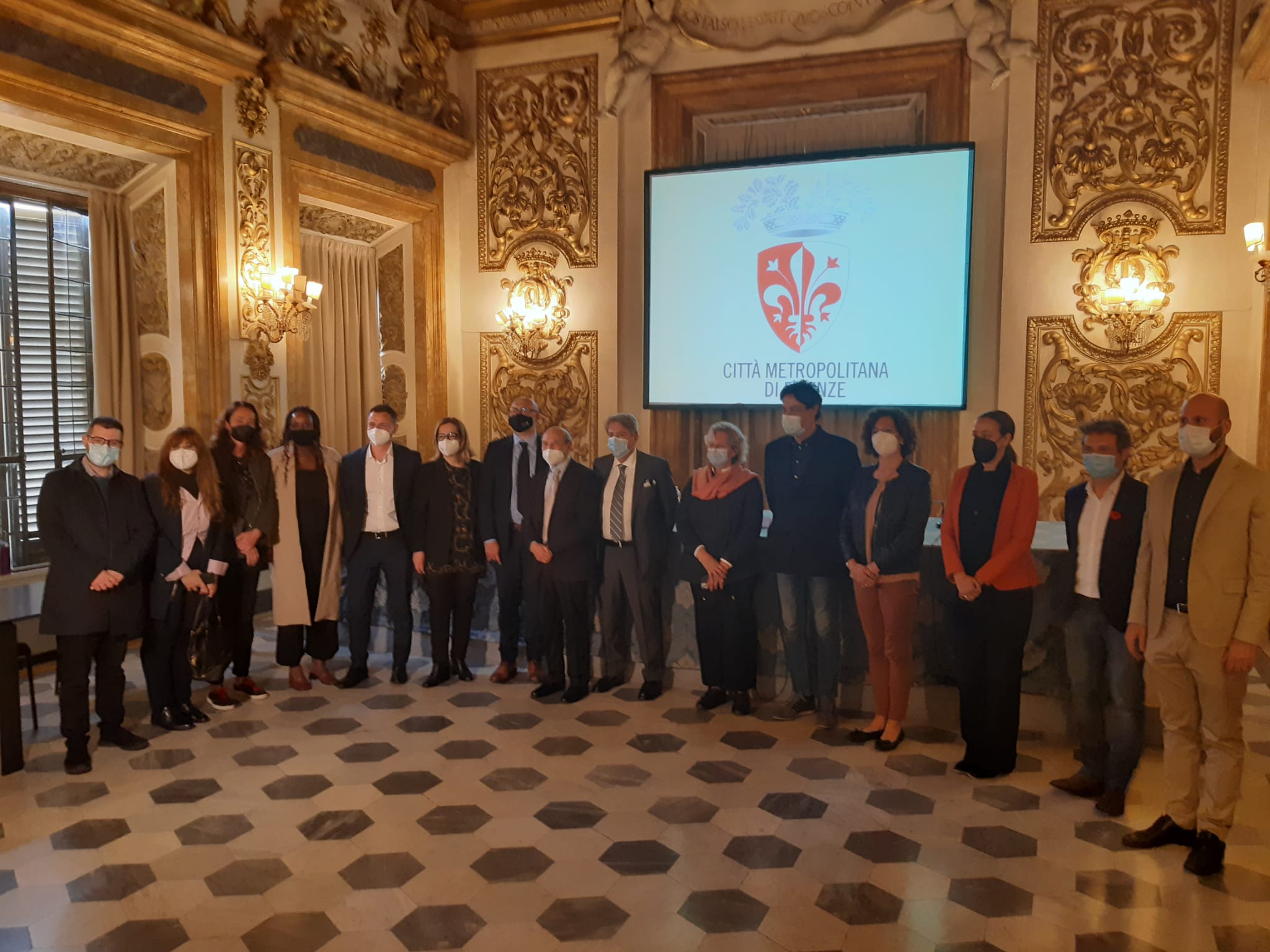 Palazzo Medici Riccardi - Amministratori alla firma del Patto per la legalità