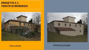 Rendering Tenuta Mondeggi