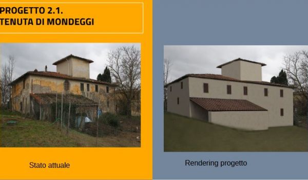 Rendering Tenuta Mondeggi