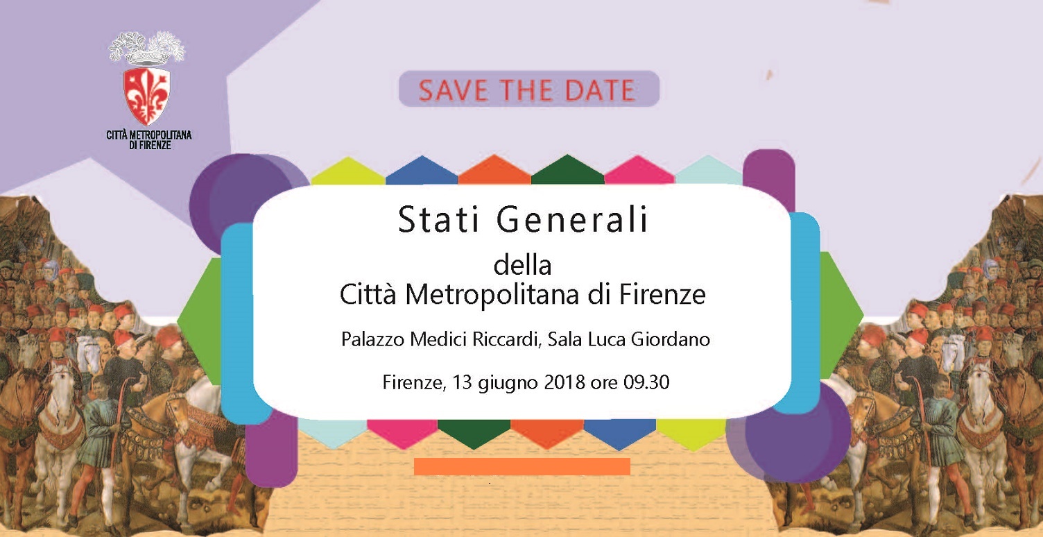 L'invito per gli Stati Generali della Città Metropolitana di Firenze