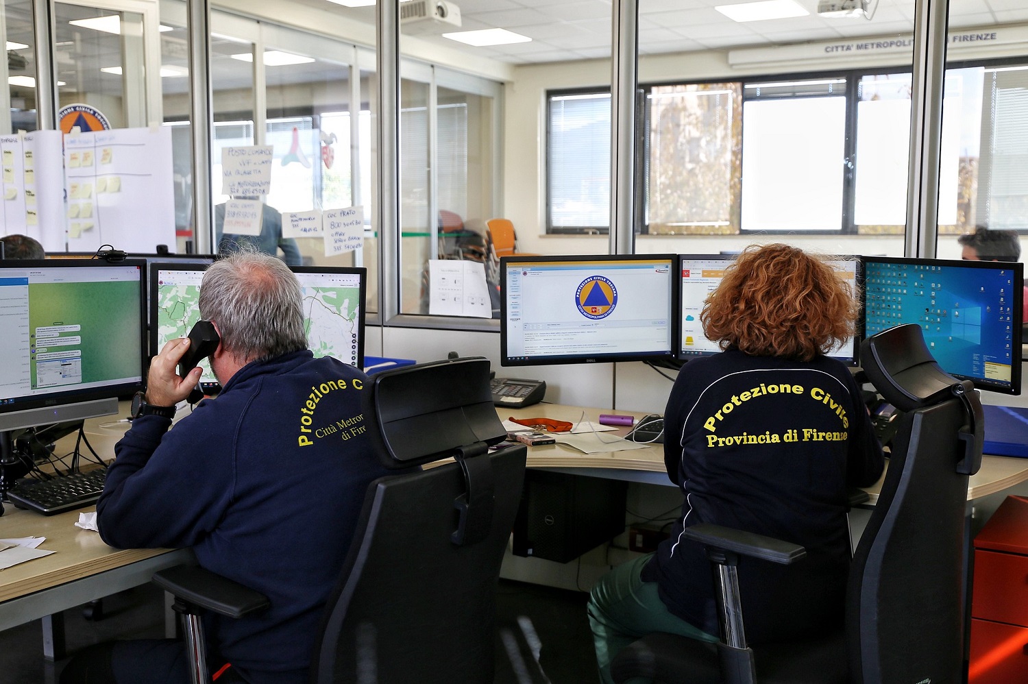 Sala Protezione Civile della Città Metropolitana