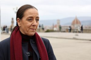 Sara Funaro a piazzale Michelangelo