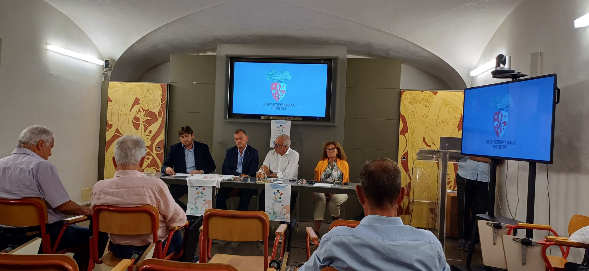 Olimpiadi e paralimpiadi metropolitana 2025 - un momento della presentazione in sala Fallaci