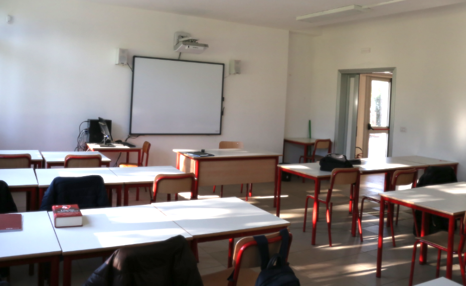 Un'aula scolastica