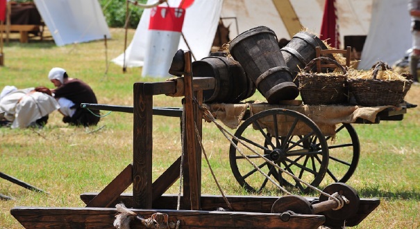 Rievocazione di battaglia medievale