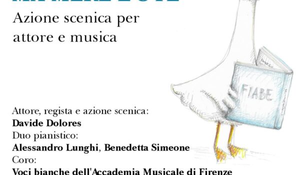 locandina per lo spettacolo 'ma mere l'oye', sabato 19 settembre al parco mediceo di pratolino