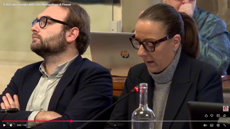 Sindaca e Vice sindaco della Città Metropolitana di Firenze