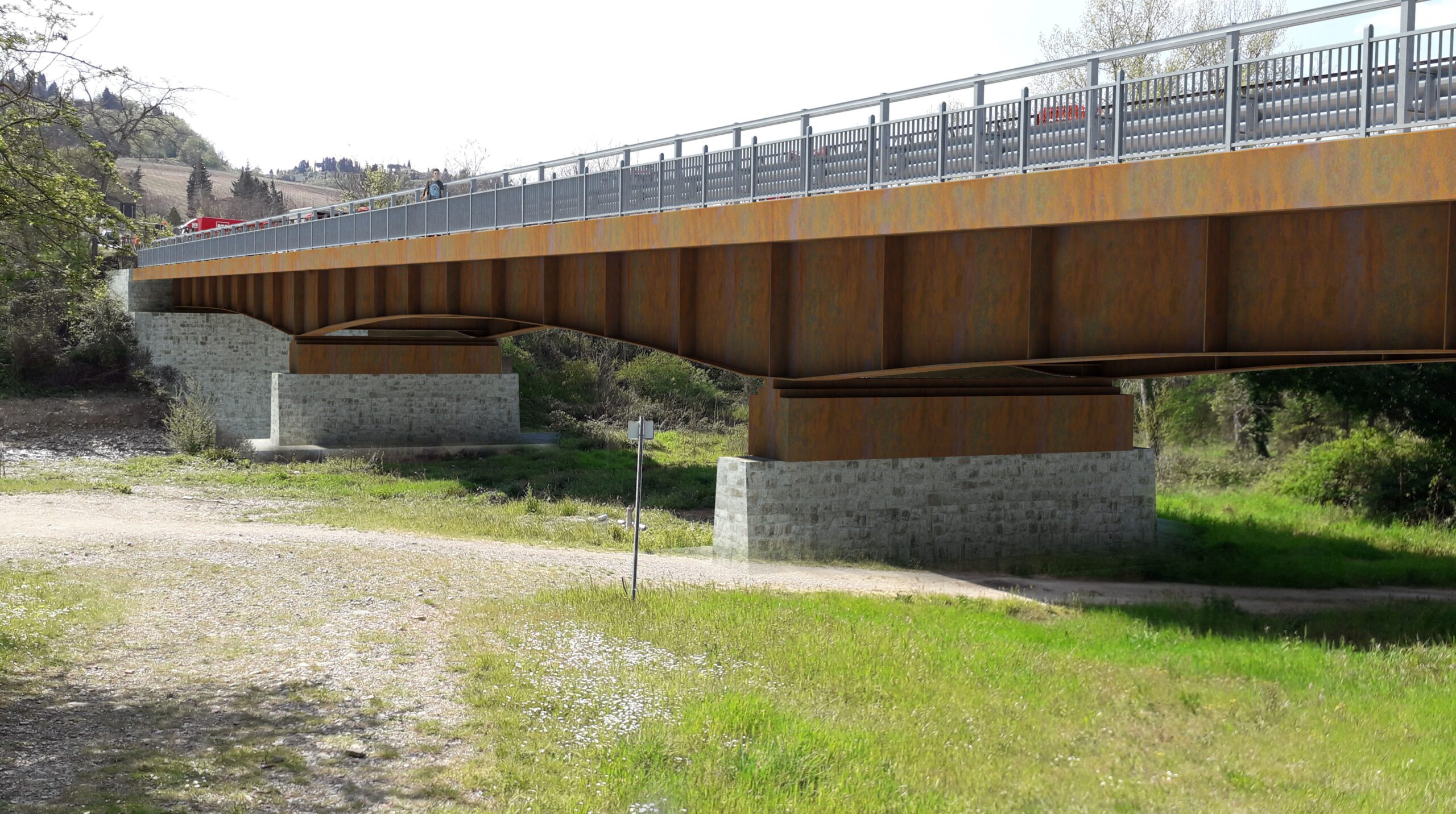 Ponte sul fiume Pesa nei Comuni di Barberino Tavarnelle e San Casciano Val di Pesa
