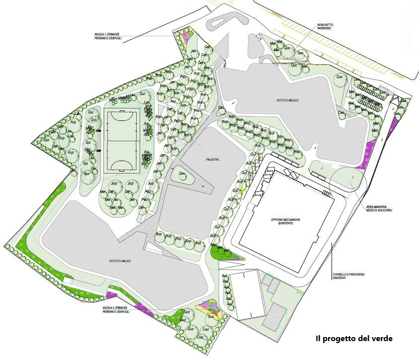 progetto del verde