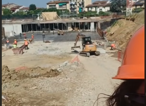 Frame video - Prima fase cantiere Gallilei