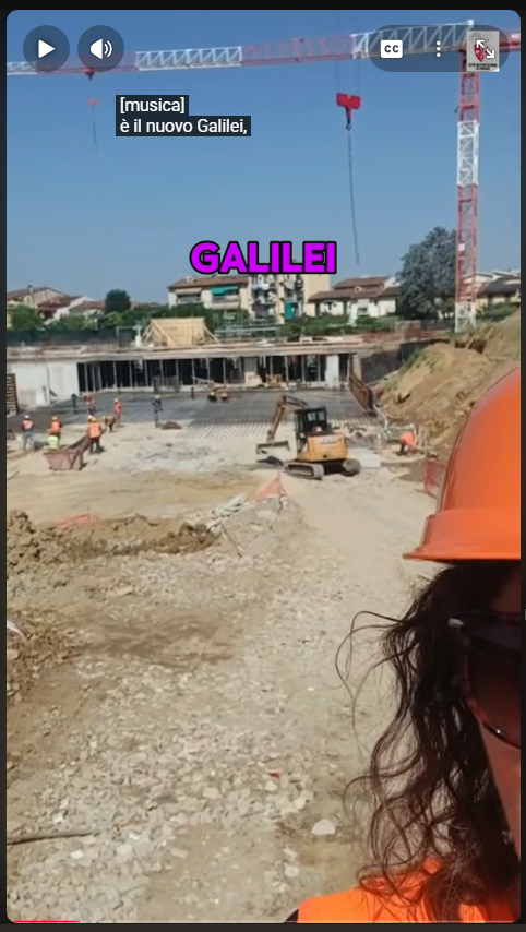 Frame video - Prima fase cantiere Gallilei